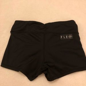 Black Fleo/Doughnuts & Deadlifts Short